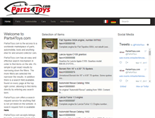 Tablet Screenshot of parts4toys.com